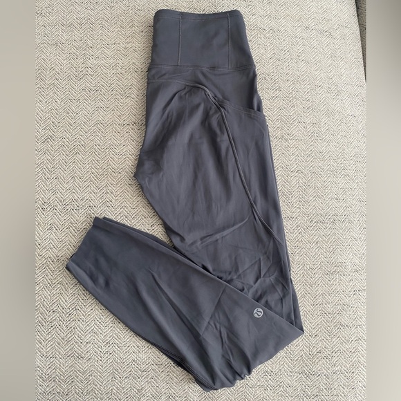Lululemon Fast and Free 7/8 Gray - 4 - Picture 2 of 5